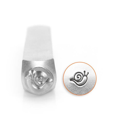 Snail Metal Stamp ImpressArt 6mm,  Design, Tool for Hand Stamped Jewelry, Steel Stamp