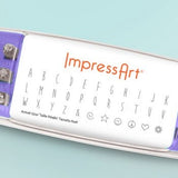 ImpressArt LOLLIPOP Stamp Set, Uppercase and Numbers Stamp Kits, 4mm, Upper Case and Numbers Combination Set