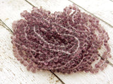 Medium Amethyst Tear Drop Beads /Czech Glass 6mm Bead /Soft Purple Teardrop Beads /Great Kumihimo Braids and Bead Crochet