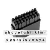 2mm SANS SERIF Lowercase and Numbers Metal Stamp Kit, Economy Alphabet Letters Metal Stamps, 3/32” Similar to Arial Letter Font