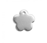 FIVE PETAL FLOWER Blanks, ImpressArt Pewter Stamping Blank 3/4" Qty 2 to 10, Bulk Stamping Blanks, Soft Strike Stamping Pendants