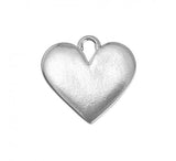 HEART Blank, ImpressArt Pewter Stamping Blank 3/4" Qty 2 or 4, Soft Strike Stamping Pendants, 16 Gauge