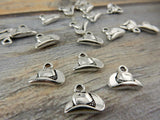 COWBOY HAT, Tierracast, Antique Silver, Western Charm Drop Pendants, Tierra Cast, Southwest Charms