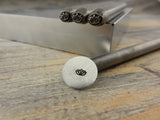 Lotus Metal Stamp 4.5mm, Tiny Outline Design, Great Meditation Yoga Stamp, Stamping Tool for DIY Jewelry