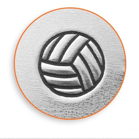 VOLLEYBALL Metal Stamp ImpressArt 6mm, Volley Ball Metal Stamp, Sports Team Stamped Jewelry, Stamping Tool for DIY Jewelry, Steel Stamp