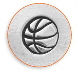 Basketball Metal Stamp ImpressArt 6mm, Basket Ball Metal Stamp, Sports Team Stamped Jewelry, Stamping Tool for DIY Jewelry, Steel Stamp