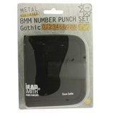 GOTHIC Numbers Punch Set Large 8mm Metal Stamp Set Sans Serif 5/16" Great for Personalized Jewelry