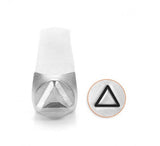 TRIANGLE Metal Stamp ImpressArt Design, 6mm, TRIANGLE Outline Stamp, Geometric Shapes and Patterns, Stamping Tool for DIY Jewelry