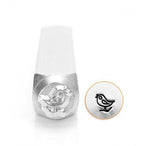 Song Bird Metal Stamp ImpressArt Design Stamp, 6mm Little Chick Bird Stamp, Jewelry Making Tool For Stamping Metal Jewel Designs