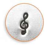 Treble Clef Metal Stamp ImpressArt 6mm, Music Symbol Design, Tool for Hand Stamped Jewelry, Steel Stamp