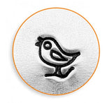 Song Bird Metal Stamp ImpressArt Design Stamp, 6mm Little Chick Bird Stamp, Jewelry Making Tool For Stamping Metal Jewel Designs