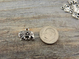 Silver Elephant Charms, TierraCast Gita Elephant Pendants, Antique Silver, Double Sided Charms 14mm x 12mm  Tierra Cast Elephant Charm Drops